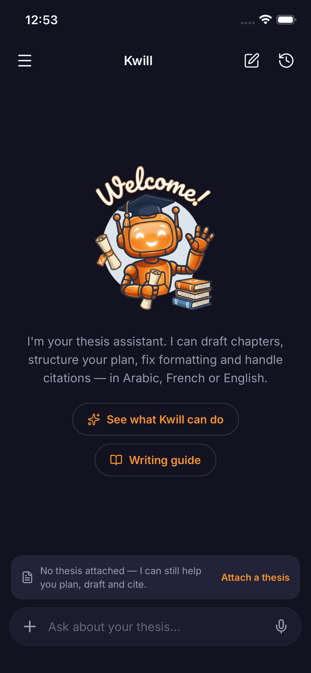 Ask Kwill for a chapter, in your own words